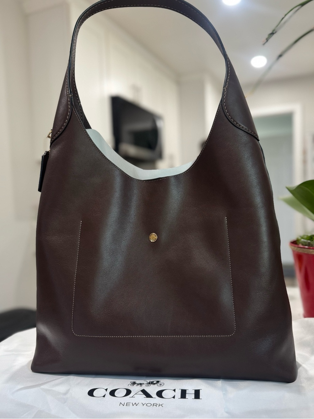 Coach - Brooklyn Shoulder Bag - Maple - Picture 3 of 7